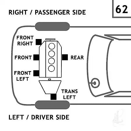 Torque Strut Motor Mount: Front Left, Front Right, 1 Piece