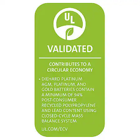 Battery: 124R Group Size, 700 CCA, 875 CA, 120 Minute Reserve Capacity, Maximum Starting Power