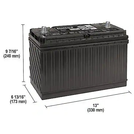 Battery: 31P Group Size, 760 CCA, 910 CA, 170 Minute Reserve Capacity, Heavy-Duty