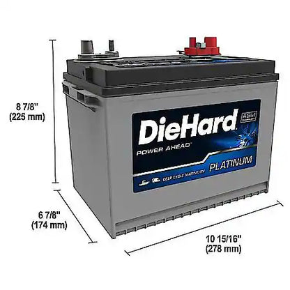 Battery: 24M Group Size, 700 CCA, 875 CA, 120 Minute Reserve Capacity