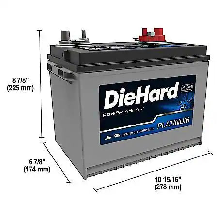 Battery: 24M Group Size, 700 CCA, 875 CA, 120 Minute Reserve Capacity