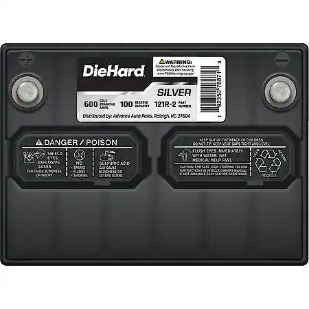 Battery: 121R Group Size, 600 CCA, 750 CA, 100 Minute Reserve Capacity, For Lower Power Demands