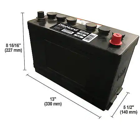 Battery: 29NF Group Size, 420 CCA, 525 CA, 77 Minute Reserve Capacity, Heavy-Duty