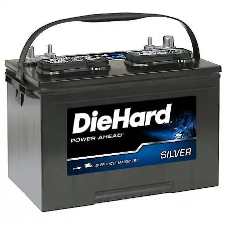 Battery: 27M Group Size, 600 CCA, 750 CA, 160 Minute Reserve Capacity, Deep Cycle