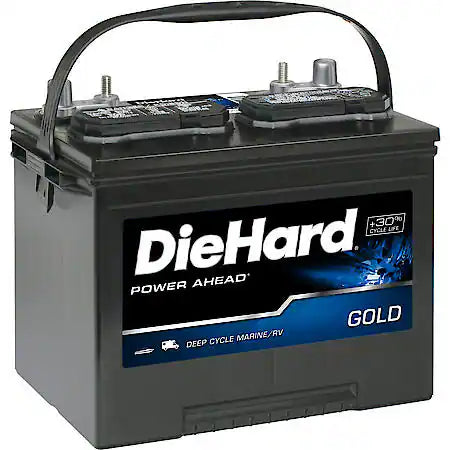 Battery: 24M Group Size, 550 CCA, 685 CA, 140 Minute Reserve Capacity, Deep Cycle (+30% Cycle Life)