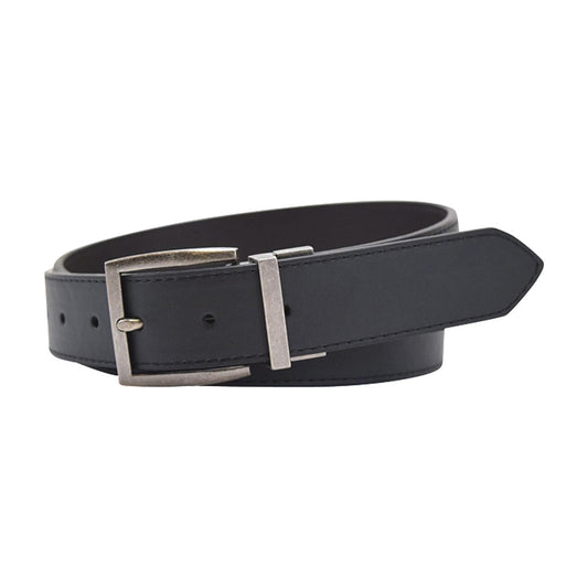 Beverly Hills Polo Club Men's Reversible Belt, Black, 35 mm, Size 44 to 46