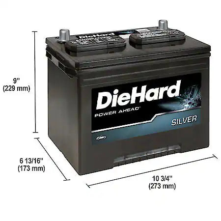 Battery: 24F Group Size, 650 CCA, 812 CA, 130 Minute Reserve Capacity, For Lower Power Demands