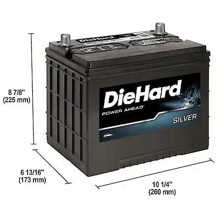 Battery: 24 Group Size, 600 CCA, 750 CA, 110 Minute Reserve Capacity, For Lower Power Demands