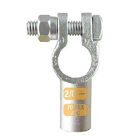 Battery Terminal - Crimp, Straight, 2/0 ga., Positive (sold by each)