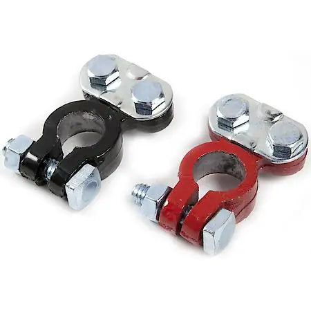 Battery Terminal: 6 to 1 Gauge, Top Post, 2 Ea Epoxy Coated