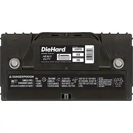 Battery: 31P Group Size, 760 CCA, 910 CA, 170 Minute Reserve Capacity, Heavy-Duty